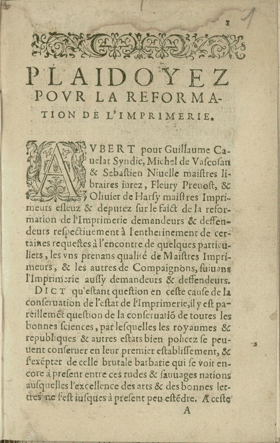image of a page of a post-incunabula